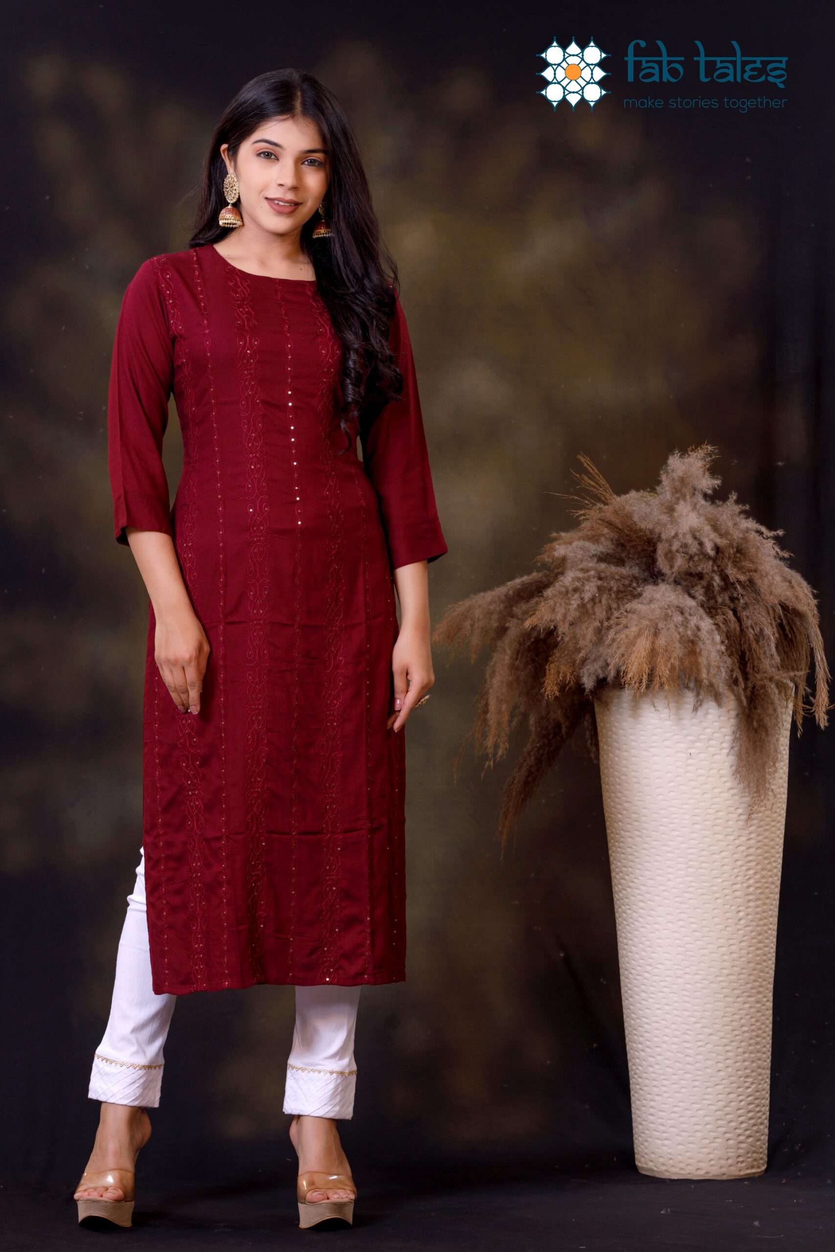 Share more than 136 kurti maroon colour